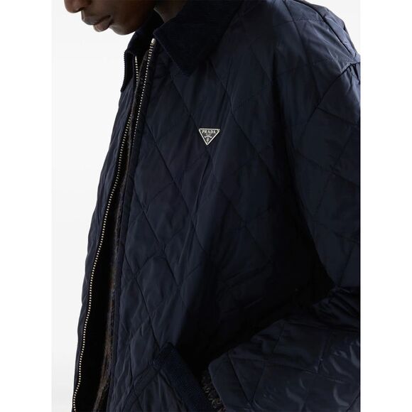 Prada Blue Jackets - Puffer Jackets Women - Picture 5 of 5